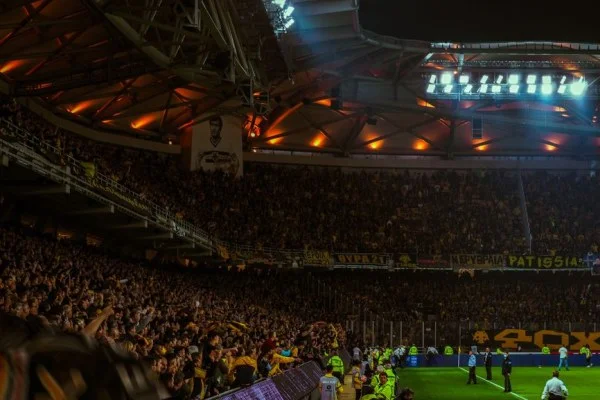 football stadium night atmosphere